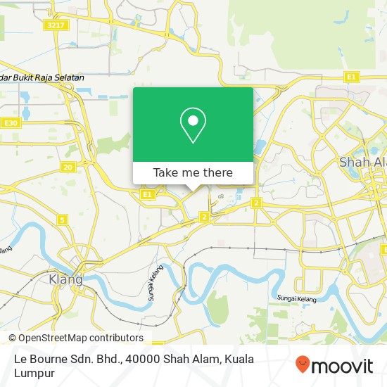 Le Bourne Sdn. Bhd., 40000 Shah Alam map