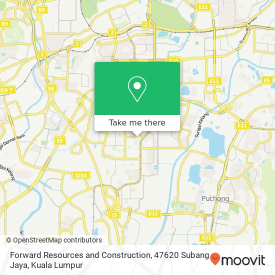 Forward Resources and Construction, 47620 Subang Jaya map