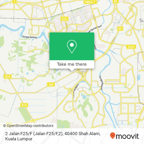 2 Jalan F25 / F (Jalan F25 / F,2), 40400 Shah Alam map