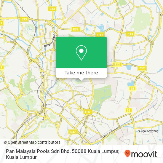 Pan Malaysia Pools Sdn Bhd, 50088 Kuala Lumpur map