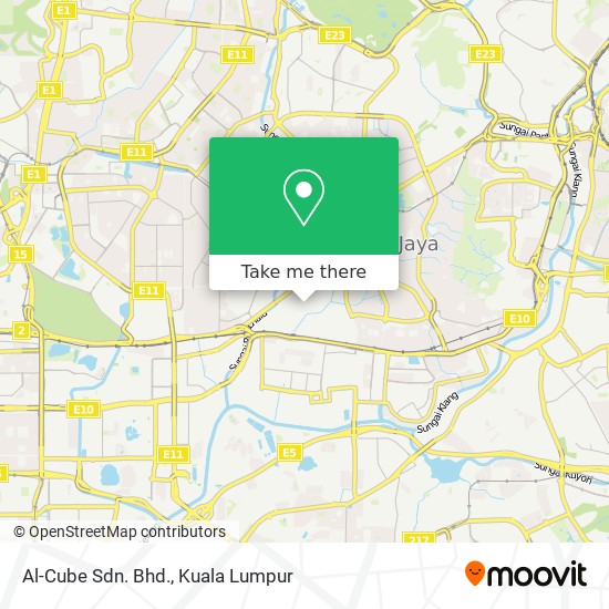 Al-Cube Sdn. Bhd. map