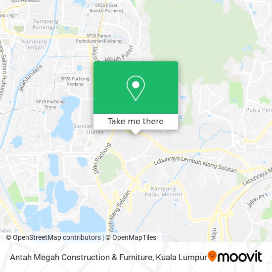 Antah Megah Construction & Furniture map