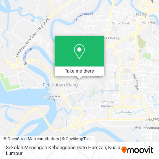 Sekolah Menengah Kebangsaan Dato Hamzah map