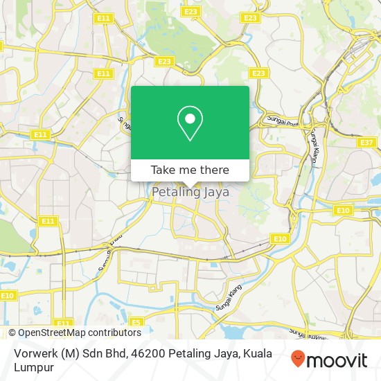 Vorwerk (M) Sdn Bhd, 46200 Petaling Jaya map