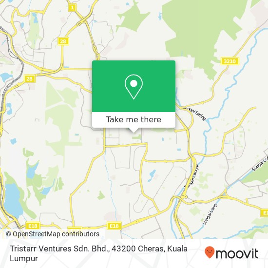 Tristarr Ventures Sdn. Bhd., 43200 Cheras map