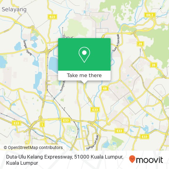 Duta-Ulu Kelang Expressway, 51000 Kuala Lumpur map