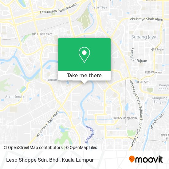 Leso Shoppe Sdn. Bhd. map