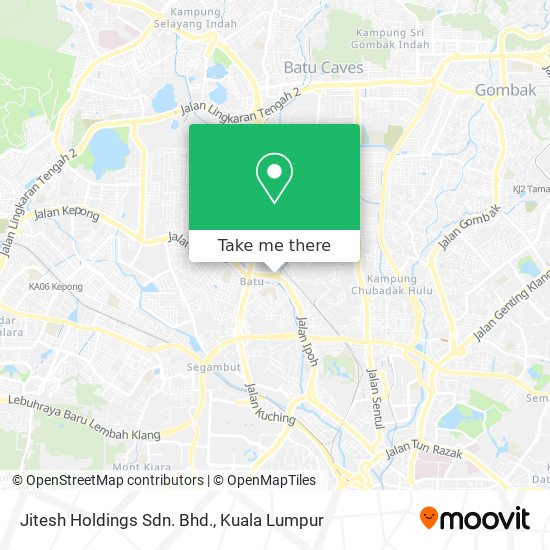 Jitesh Holdings Sdn. Bhd. map