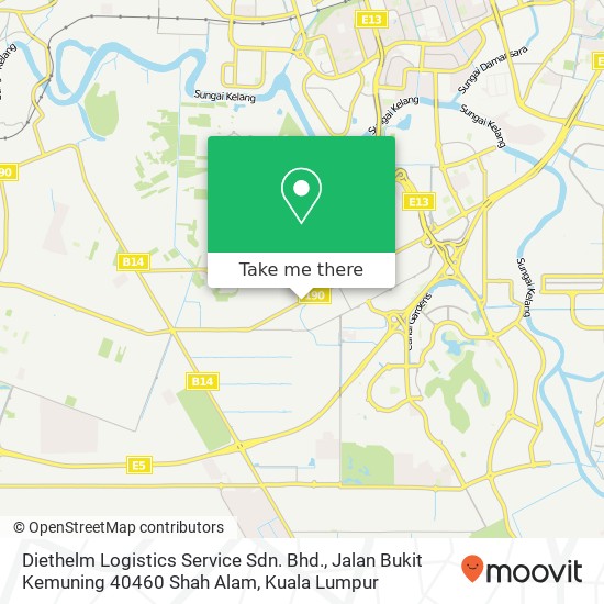 Diethelm Logistics Service Sdn. Bhd., Jalan Bukit Kemuning 40460 Shah Alam map