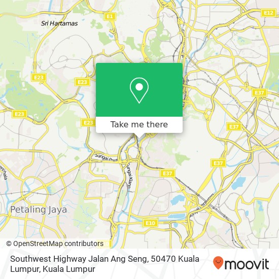 Southwest Highway Jalan Ang Seng, 50470 Kuala Lumpur map