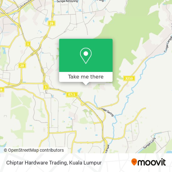 Chiptar Hardware Trading map