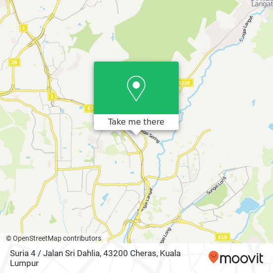 Suria 4 / Jalan Sri Dahlia, 43200 Cheras map