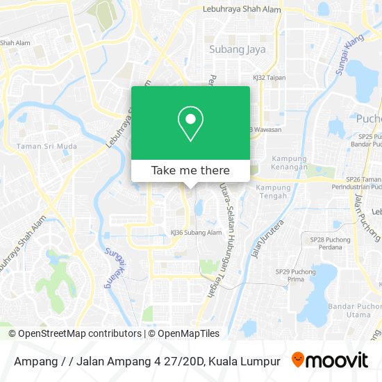 Peta Ampang / / Jalan Ampang 4 27 / 20D