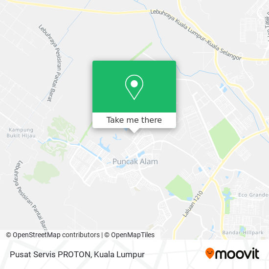 Pusat Servis PROTON map