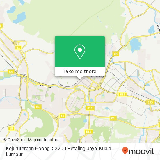 Peta Kejuruteraan Hoong, 52200 Petaling Jaya