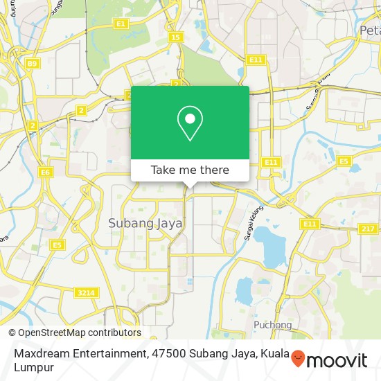 Maxdream Entertainment, 47500 Subang Jaya map