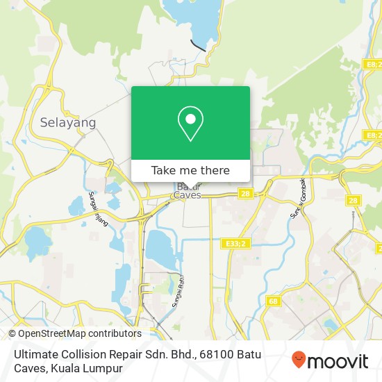 Ultimate Collision Repair Sdn. Bhd., 68100 Batu Caves map