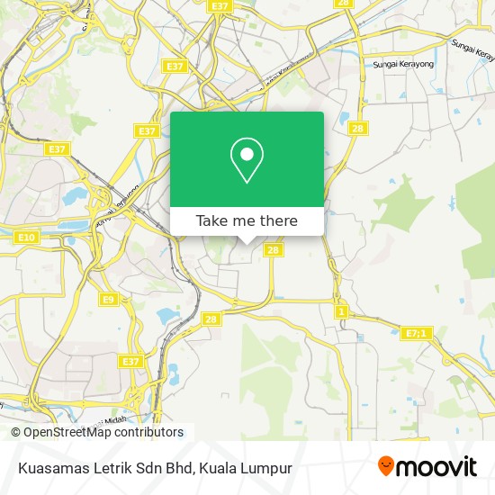 Kuasamas Letrik Sdn Bhd map