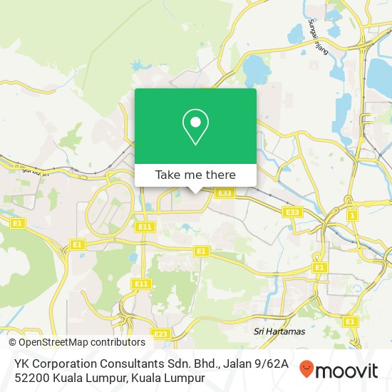 YK Corporation Consultants Sdn. Bhd., Jalan 9 / 62A 52200 Kuala Lumpur map