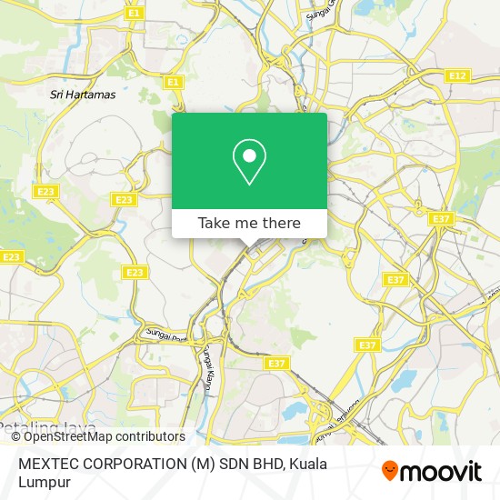 MEXTEC CORPORATION (M) SDN BHD map