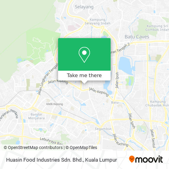 Huasin Food Industries Sdn. Bhd. map