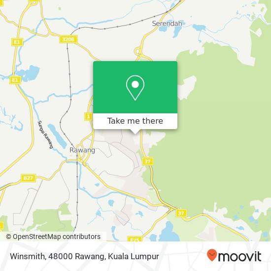 Winsmith, 48000 Rawang map