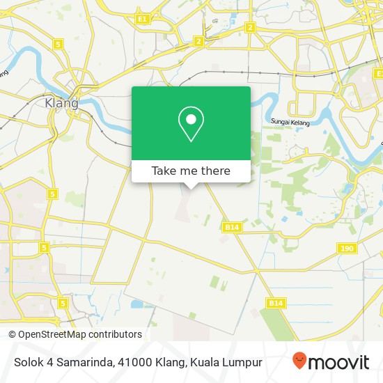 Solok 4 Samarinda, 41000 Klang map