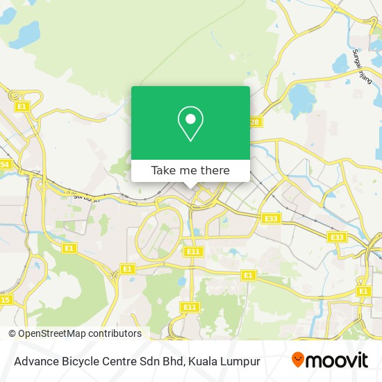 Advance Bicycle Centre Sdn Bhd map