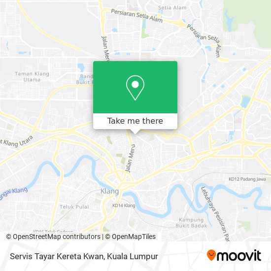 Servis Tayar Kereta Kwan map