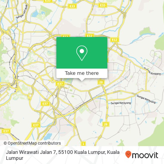 Jalan Wirawati Jalan 7, 55100 Kuala Lumpur map