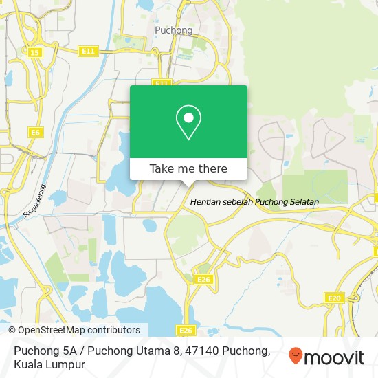 Puchong 5A / Puchong Utama 8, 47140 Puchong map