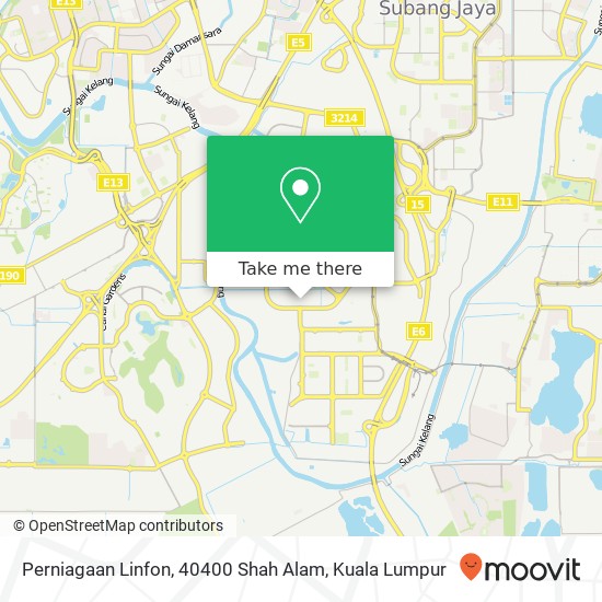 Perniagaan Linfon, 40400 Shah Alam map