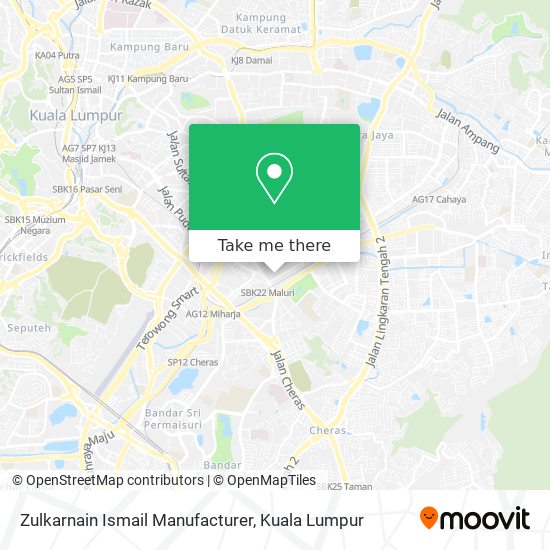 Peta Zulkarnain Ismail Manufacturer