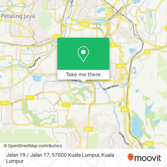 Peta Jalan 19 / Jalan 17, 57000 Kuala Lumpur