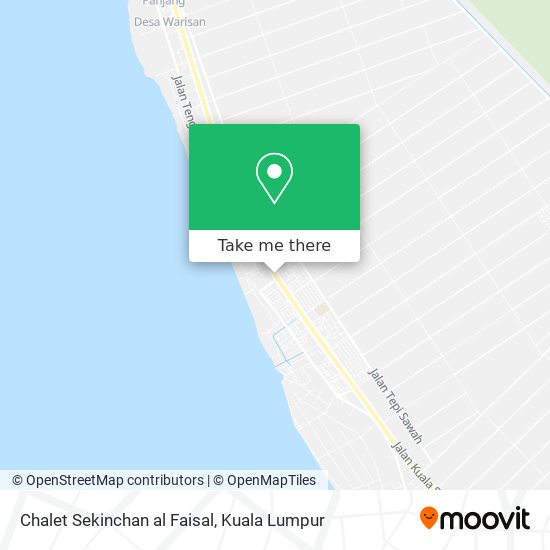 Chalet Sekinchan al Faisal map
