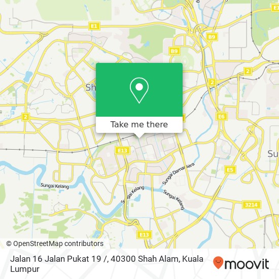 Jalan 16 Jalan Pukat 19 /, 40300 Shah Alam map