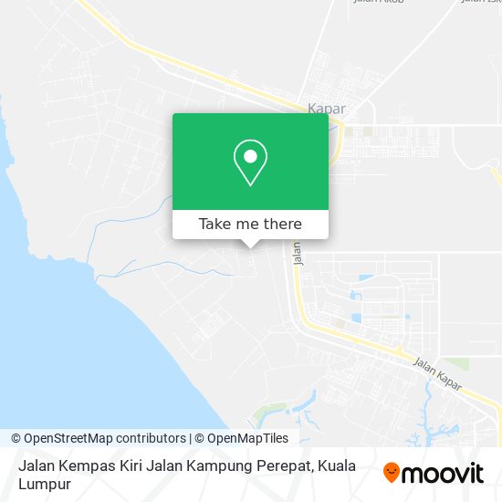 Peta Jalan Kempas Kiri Jalan Kampung Perepat