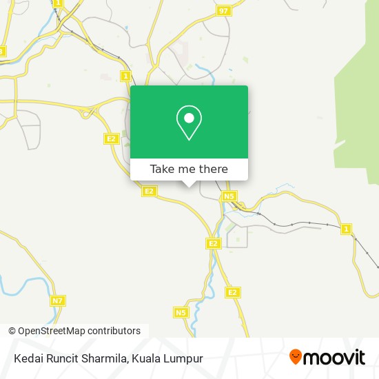 Kedai Runcit Sharmila map