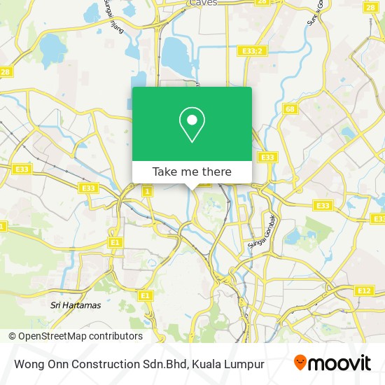 Peta Wong Onn Construction Sdn.Bhd