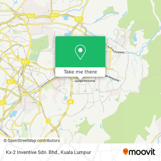 Kx-2 Inventive Sdn. Bhd. map