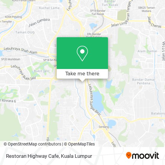 Restoran Highway Cafe map