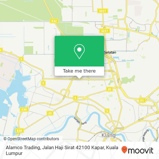 Alamco Trading, Jalan Haji Sirat 42100 Kapar map