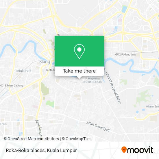 Roka-Roka places map