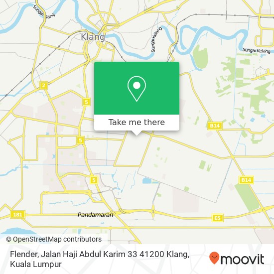 Flender, Jalan Haji Abdul Karim 33 41200 Klang map