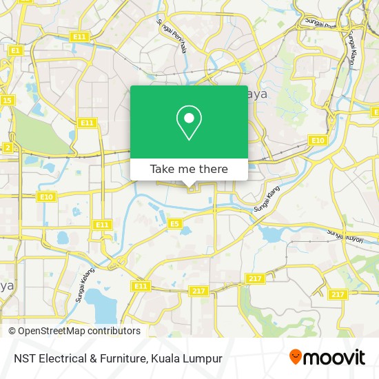 NST Electrical & Furniture map