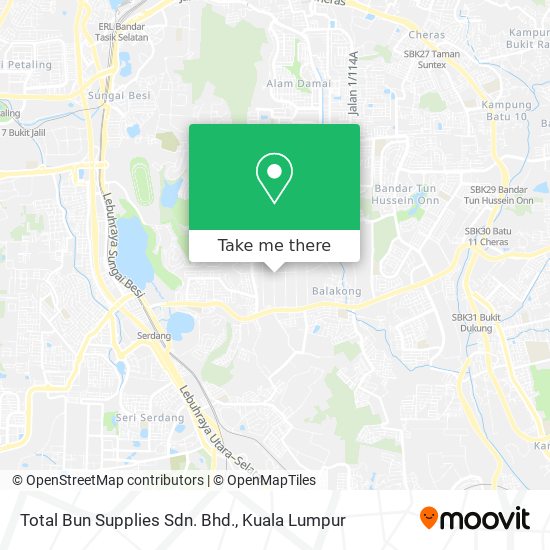 Total Bun Supplies Sdn. Bhd. map