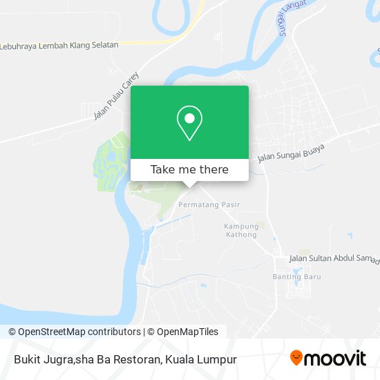 Bukit Jugra,sha Ba Restoran map