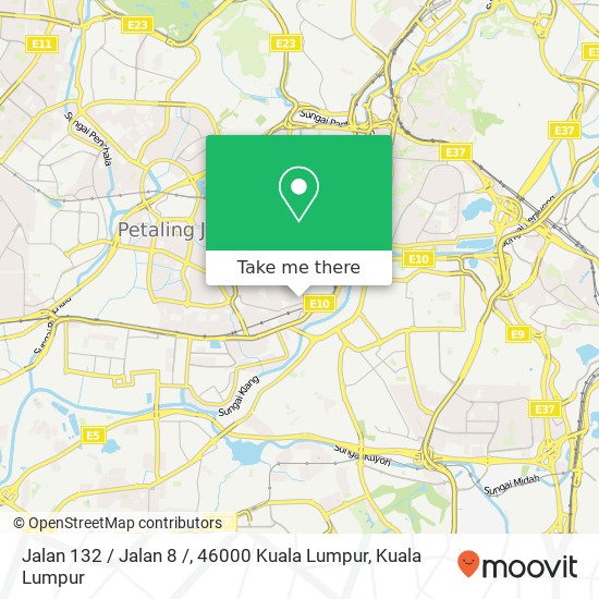 Peta Jalan 132 / Jalan 8 /, 46000 Kuala Lumpur