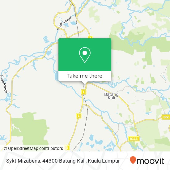 Peta Sykt Mizabena, 44300 Batang Kali