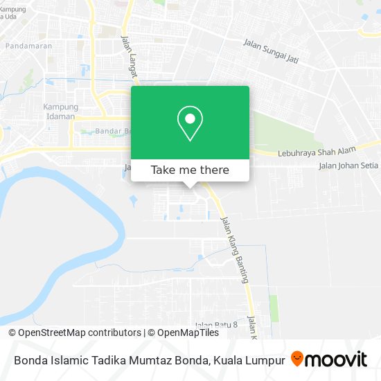 Bonda Islamic Tadika Mumtaz Bonda map
